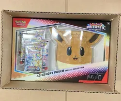 Pokemon Prismatic Evolutions Accessory Pouch Special Collection CASE Open Case - Image 1