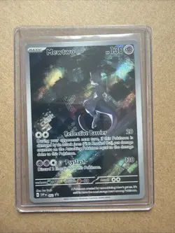 Pokemon TCG Mewtwo 052 Scarlet & Violet Promo Holo Card - Image 1