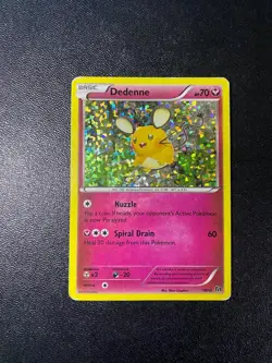 Dedenne - 10/12 McDonald's Promo Pokemon TCG 2014 -HP/MP Condition - 1B - Image 3
