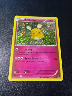 Dedenne - 10/12 McDonald's Promo Pokemon TCG 2014 -HP/MP Condition - 1B - Image 5