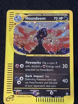 Houndoom - H11/H32 - Pokemon Aquapolis Holo Rare Card - Image 1