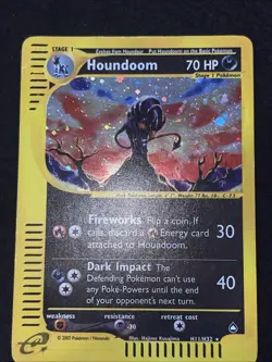 Houndoom - H11/H32 - Pokemon Aquapolis Holo Rare Card - Image 2