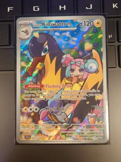 2025 Near Mint Pokemon Ionos Kilowattrel 163/159 IR Journey Together ENGLISH - Image 1