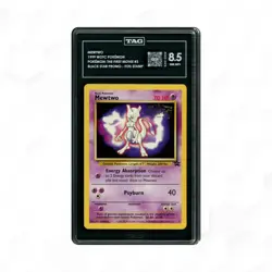1999 POKEMON GAME MOVIE PROMO #3 MEWTWO TAG 8.5 NM MINT + - Image 3