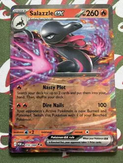 Salazzle Ex 016/088 - Double Rare - Mega Evolution: Perfect Order - Pokemon TCG - Image 2