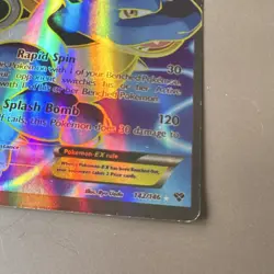 Pokemon Blastoise EX 142/146 XY Full Art Ultra Rare Holo Basic 180 HP - Image 2