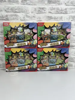Pokemon Ascended Heroes First Partner Deluxe Pin Collection x4 - New & Sealed - Image 1