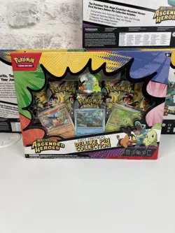 Pokemon Ascended Heroes First Partner Deluxe Pin Collection x4 - New & Sealed - Image 3