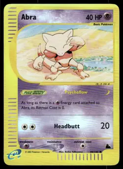 *FRI NIGHT* Abra 46/144 Reverse Holo Skyridge Common - Image 1