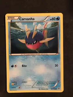 Carvanha 32/135 - Plasma Storm - Common - Pokemon Card TCG - Image 1