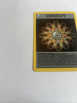Rainbow Energy Holo 17/82 - Team Rocket Set - Vintage - Pokemon TCG - Image 2