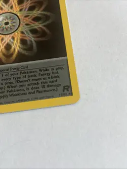 Rainbow Energy Holo 17/82 - Team Rocket Set - Vintage - Pokemon TCG - Image 5