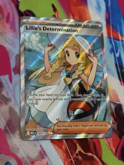 Pokemon Mega Evolution #169/132 Lillie's Determination Ultra Rare Full Art Holo - Image 1