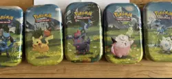 Pokemon TCG: Mega-Evolution Ascended Heroes - Sealed Mini Tins - X5 full set - Image 1