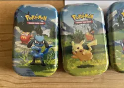Pokemon TCG: Mega-Evolution Ascended Heroes - Sealed Mini Tins - X5 full set - Image 3