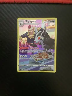 Pokemon TCG Mightyena Astral Radiance TG09/TG30 Holo Rare NM - Image 1