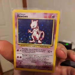 Mewtwo Holo Rare 10/102 1999 Pokemon Base Set English WOTC NM - Image 2