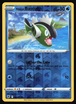 2022 Pokemon Astral Radiance 043/189 Hisuian Basculin Reverse Holo Common - Image 1