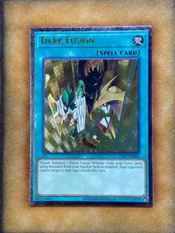 Yugioh Dark Fusion OP27-EN003 Ultimate Rare NM - Image 1