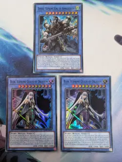 YuGiOh! Ruin Supreme Queen of Oblivion OP08-EN004 x2 Demise Supreme King x1 - Image 1