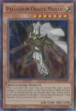 Yugioh! LP Palladium Oracle Mahad - MVP1-EN053 - Ultra Rare - 1st Edition Lightl - Image 1