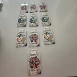 10 Packs of Fabled Disney Lorcana Sleeved Booster Packs (120 cards) - Image 1