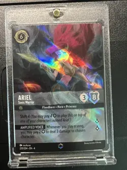 Disney Lorcana | Ariel - Sonic Warrior (Enchanted) | 220/204 | Ursula's Retur... - Image 1