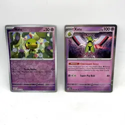 Xatu & Natu Pokemon TCG Card Lot - Image 4