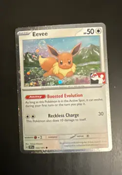 Eevee 143/191, NM Holo, Prize Pack Series 7, Pokemon Play! Promo, TCG Card - Image 1
