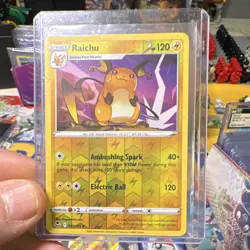 Pokemon TCG Raichu 5 Card Lot Holo Foil PAF SWSH SM English - Image 4
