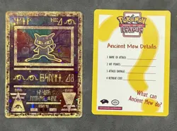 Ancient Mew 1999-2000 Wizards Promo Holo Rare Vintage Pokemon Card - Image 1