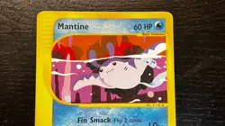POKEMON TCG - SKYRIDGE Mantine 77/144 E-READER NON HOLO COMMON CARD - Image 2