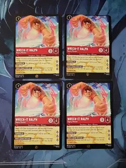 Wreck-It Ralph - Raging Wrecker 103/204 Winterspell Regular (4) * 1 card miscut* - Image 1