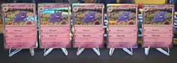 Gengar 094/165 Holo Rare (Lot of 5qty) Scarlet & Violet 151 Pokemon Cards - Image 1