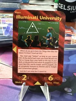 ILLUMINATI UNIVERSITY - ULTRA RARE ASSASSINS INWO Card Game New World Order - Image 1