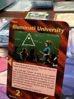 ILLUMINATI UNIVERSITY - ULTRA RARE ASSASSINS INWO Card Game New World Order - Image 2