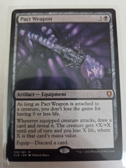 MTG, Pact Weapon Commander Legends: Battle for Baldur's Gate Regular NM - Image 1