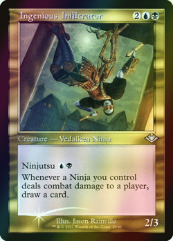 MTG Ingenious Infiltrator Foil ** Modern Horizons 1 Timeshifts ** English (NM) - Image 1