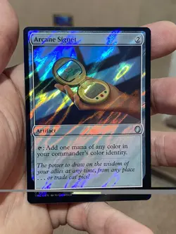 MTG - Sol Ring, Arcane Signet, Command Tower SURGE FOIL - NM - Commander Staples - Image 5