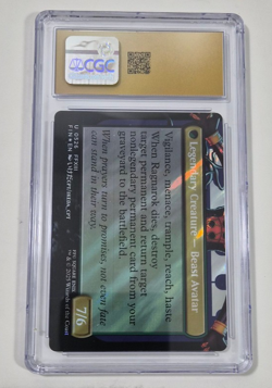 CGC 10 PRISTINE 2025 MTG FINAL FANTASY SURGE FOIL FANG, FEARLESS L'CIE - Image 4