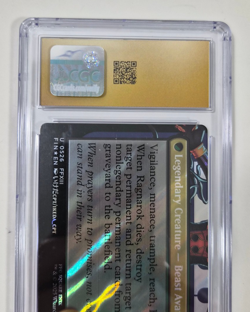 CGC 10 PRISTINE 2025 MTG FINAL FANTASY SURGE FOIL FANG, FEARLESS L'CIE - Image 5