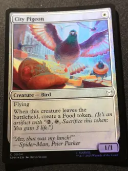 City Pigeon - Foil - SPM - MTG - EN - NM - 0004 - Image 1