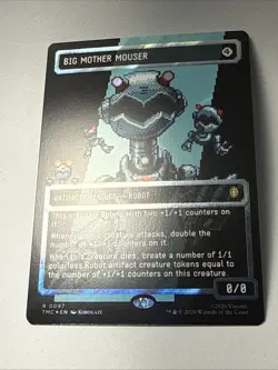 Big Mother Mouser (Borderless) (Surge Foil) Commander: Teenage Mutant Ninja... - Image 3