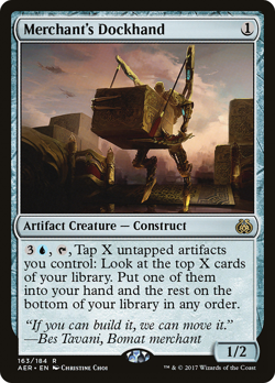MERCHANT'S DOCKHAND ~mtg NM-M Aether Revolt Rare x4 - Image 1