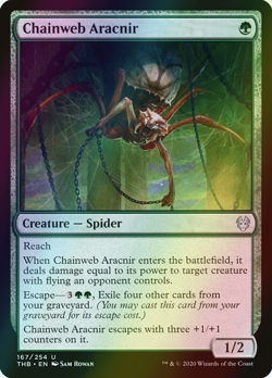 MTG Chainweb Aracnir Foil ** Theros Beyond Death ** English (NM) - Image 1