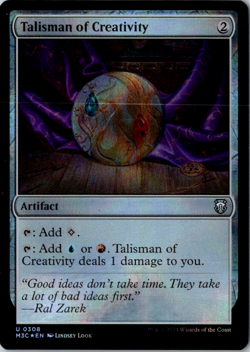 Talisman of Creativity (Ripple Foil) U Commander: Modern Horizons 3 308 - Image 1