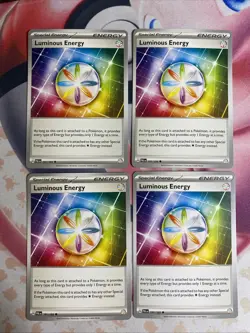 4x Luminous Energy 191/193 Playset Paldea Evolved NM Pokemon Card - Image 1