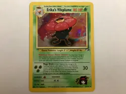MTG Gym Heroes ERIKA’S VILEPLUME Holo LP (3147) Graded Power - Image 1