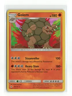 GOLEM 89/214 UNBROKEN BONDS HOLO RARE POKEMON TCG NM - Image 1
