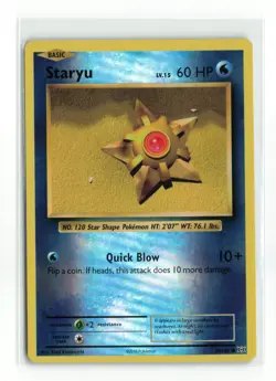 STARYU 30/108 XY EVOLUTIONS REVERSE HOLO POKEMON TCG LP - Image 1